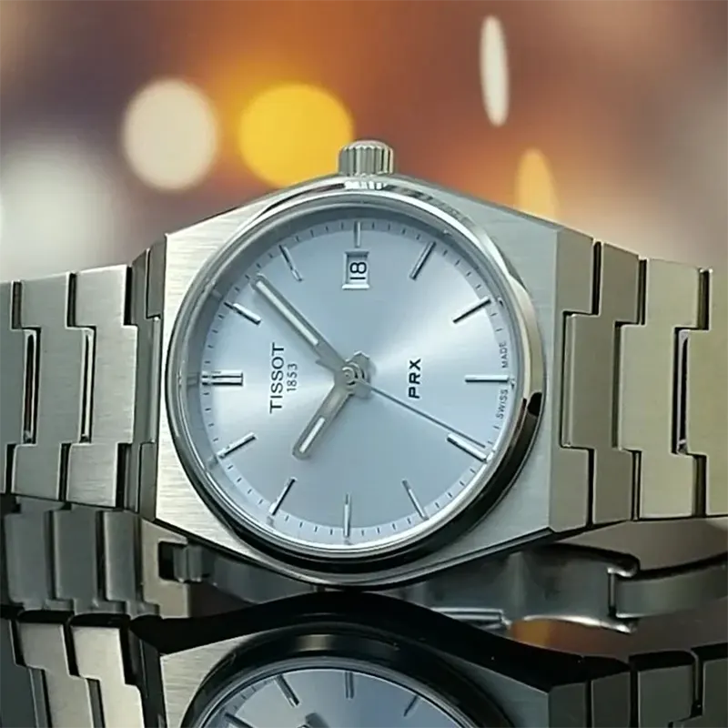 Tissot PRX Swiss Quartz 35mm Light Blue Dial Unisex Watch- T137.210.11.351.00